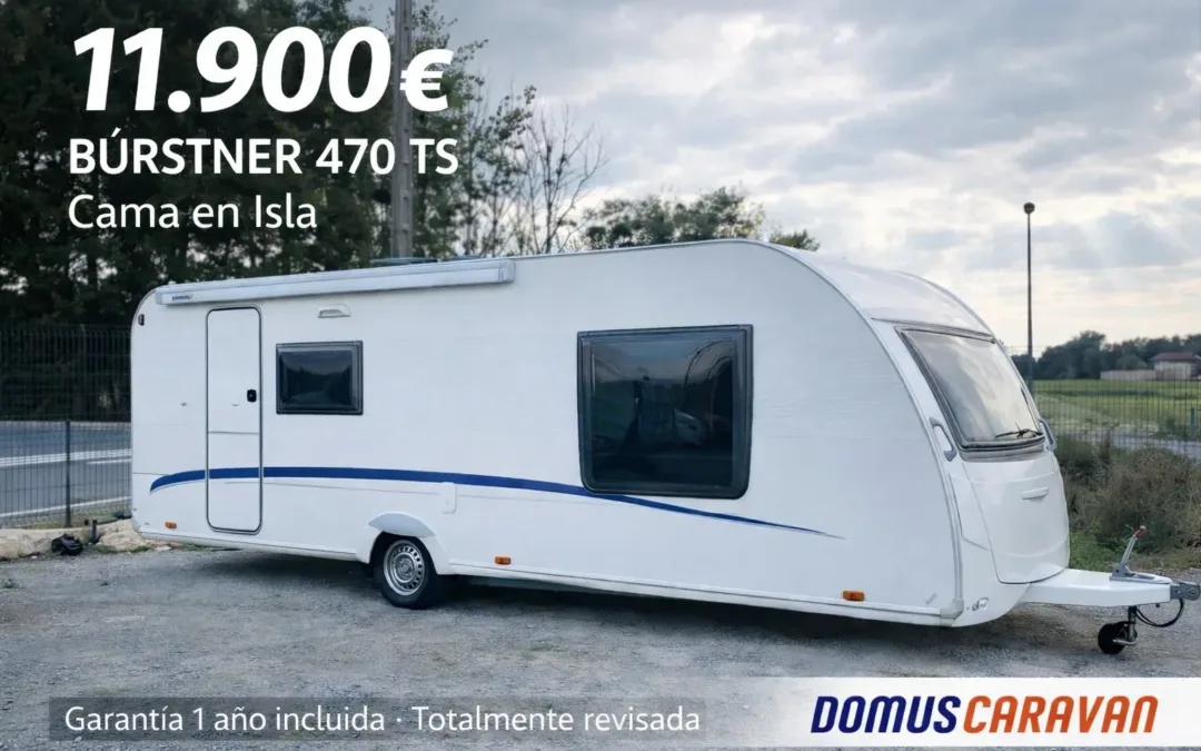 Vendida! BÜRSTNER 470 TS – Cama en isla